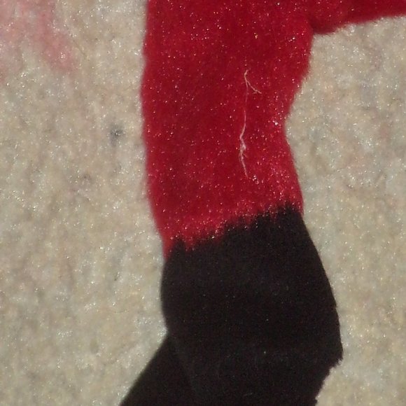 Plush Unstuffed Animal Red and White Santa Clause Toy Tagless - Picture 10 of 10